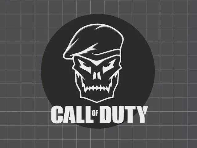 Call of Duty CoD Ghost Skull Logo - Desk & Wall Display