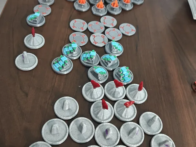 Spirit Island Scenario Markers, Sculpted Figures (Multicolour)
