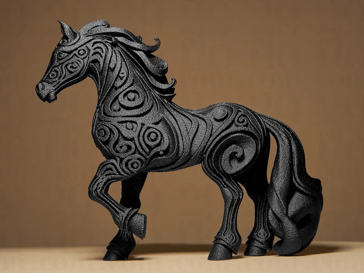 Designer HORSE Sculpture by 29flo | Download free STL model