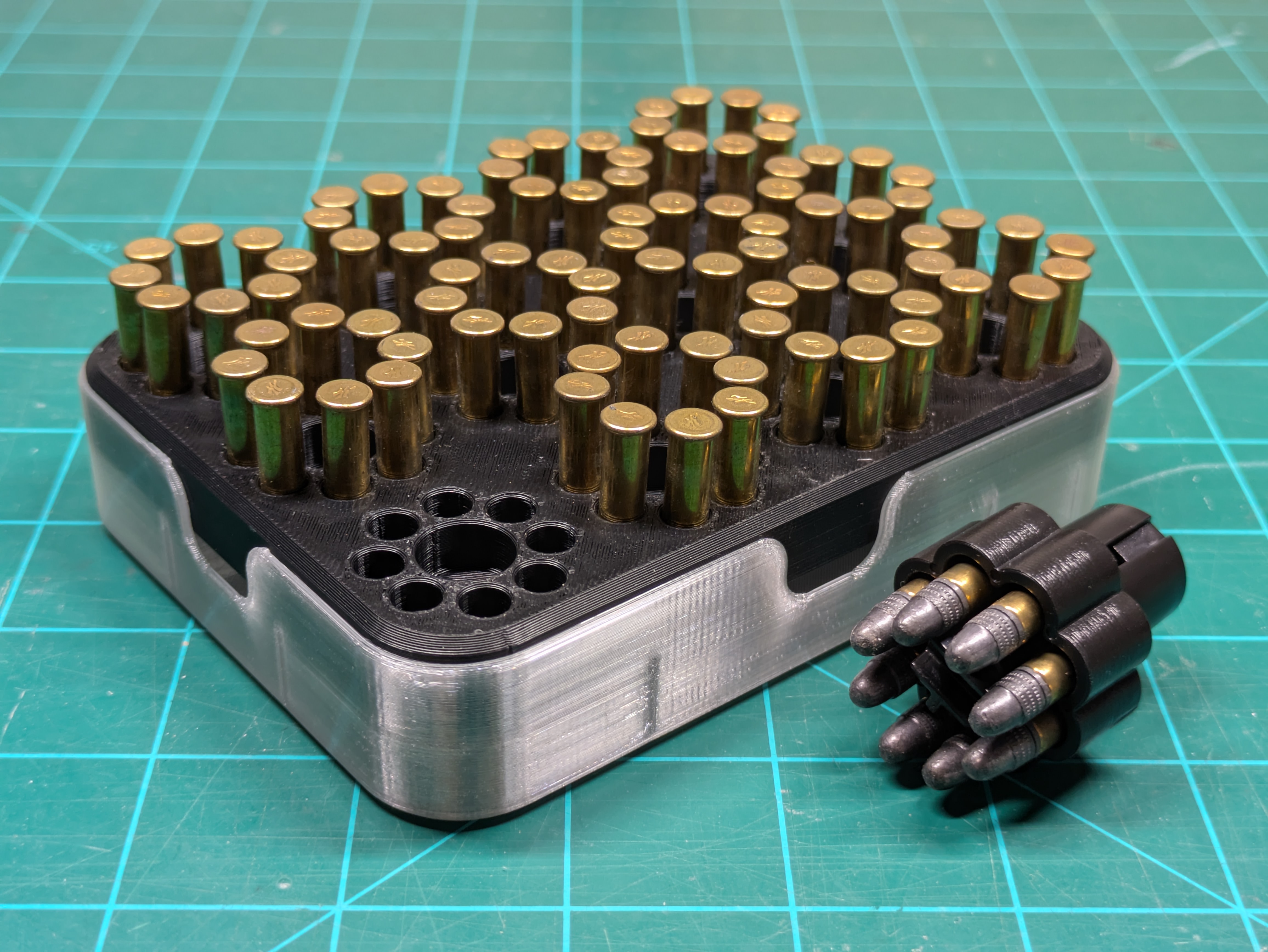 Loading Block for Ruger LCR .22 8-Shot Revolver and Revision CV Speed Loader