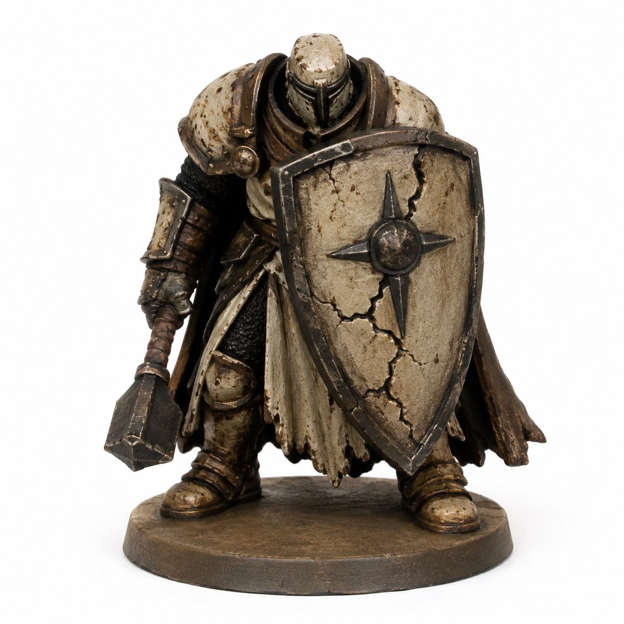Crypt Knight Large Cracked Shield