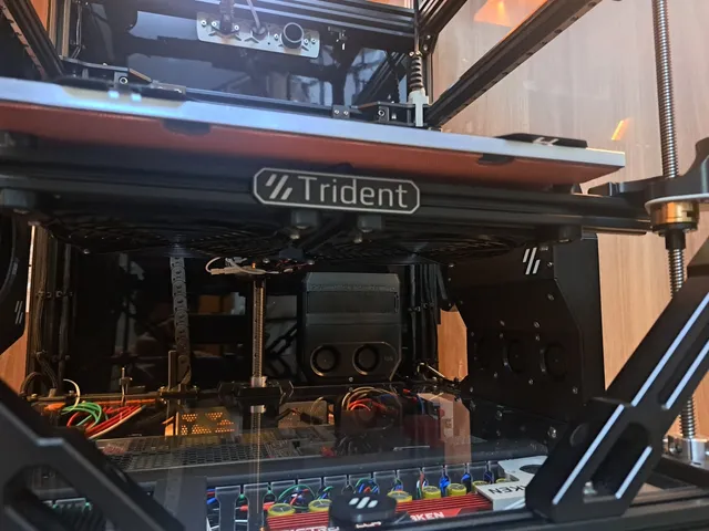 Voron Trident Bed Extrusion Hole Cover