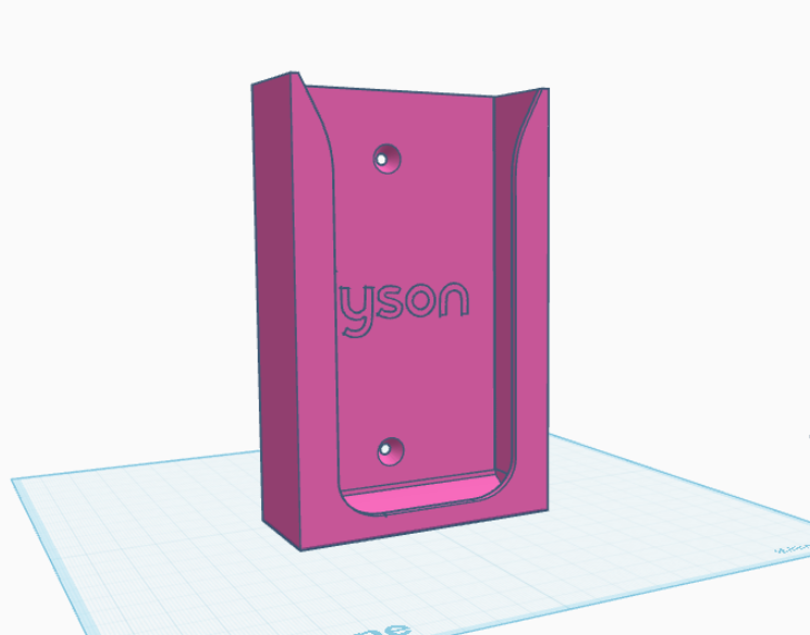 Dyson V7 Wall Mount 3D model