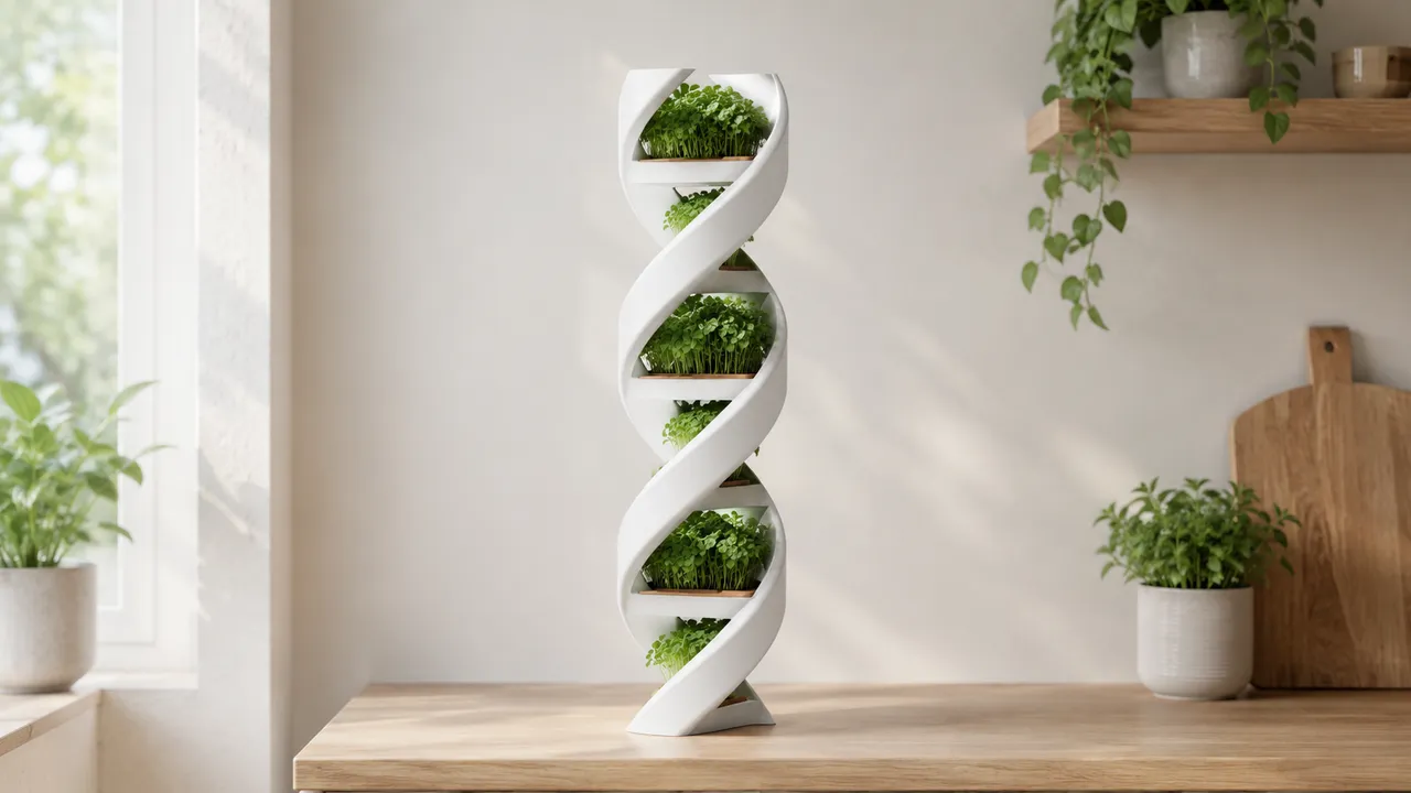 DNA Grow Tower for Microgreens and Plants by Sean Liang | Download