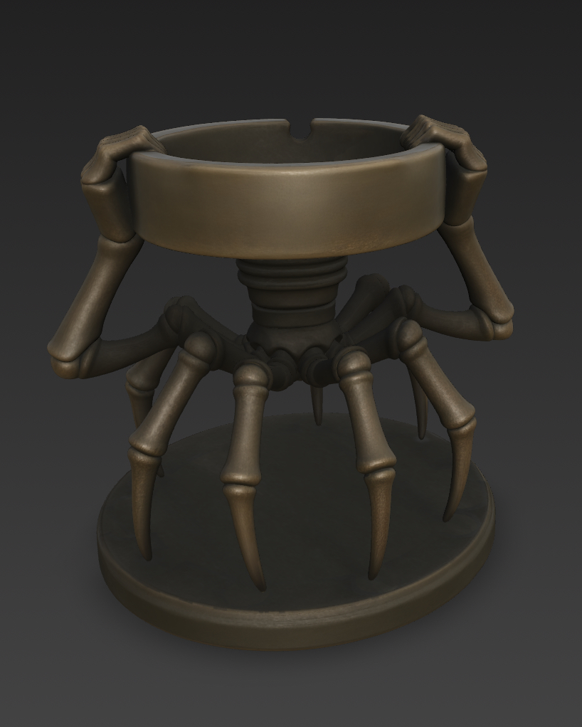Skeleton Spider Ashtray