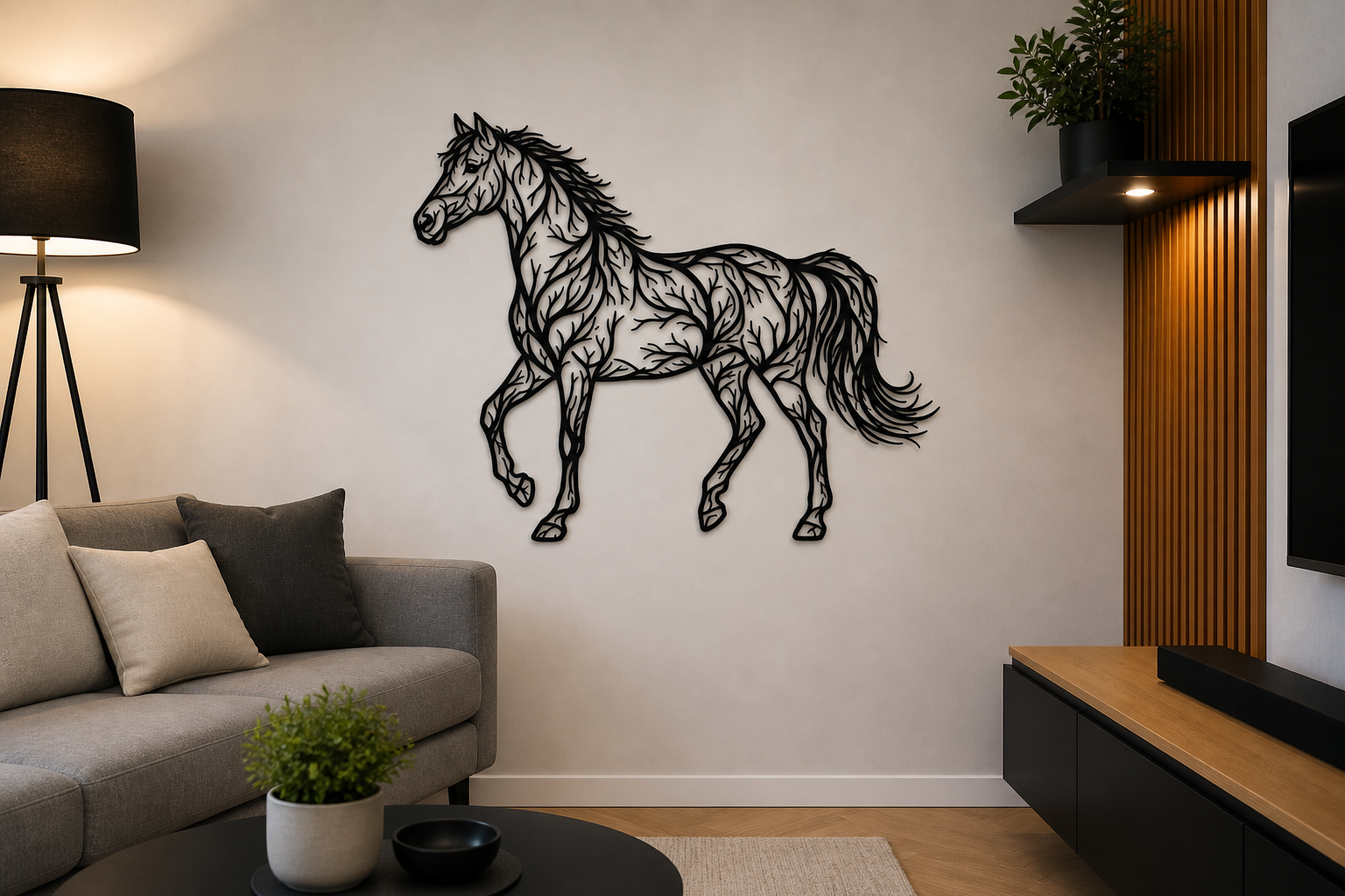 Horse 2D Wall Art
