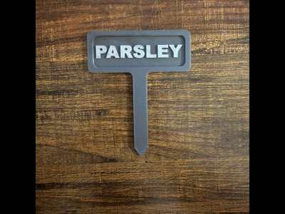 Parsley Garden Marker | 3D Print 3MF
