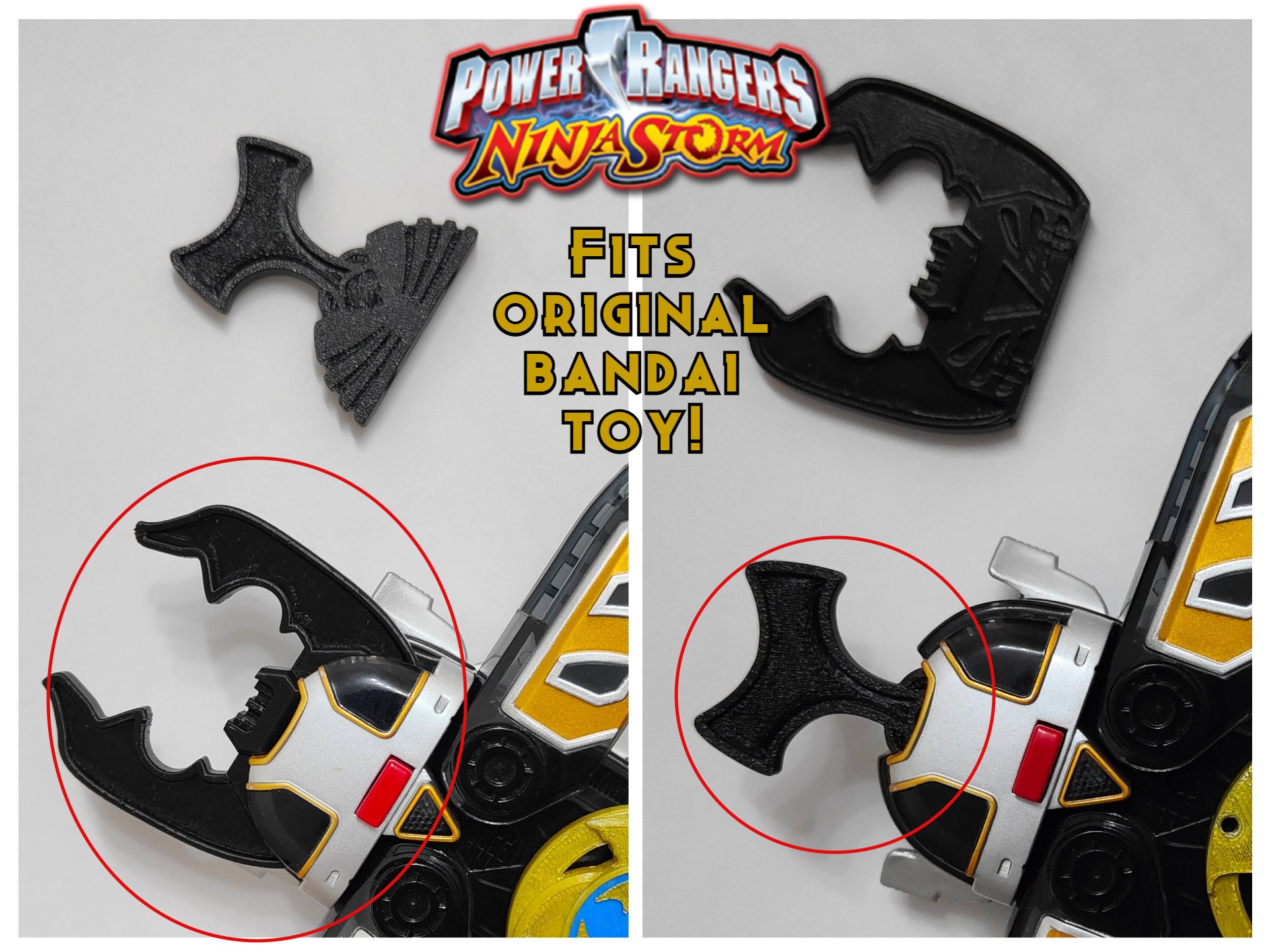 Power Rangers Ninja Storm - Thunder Morpher - Beetle Horn Attachment