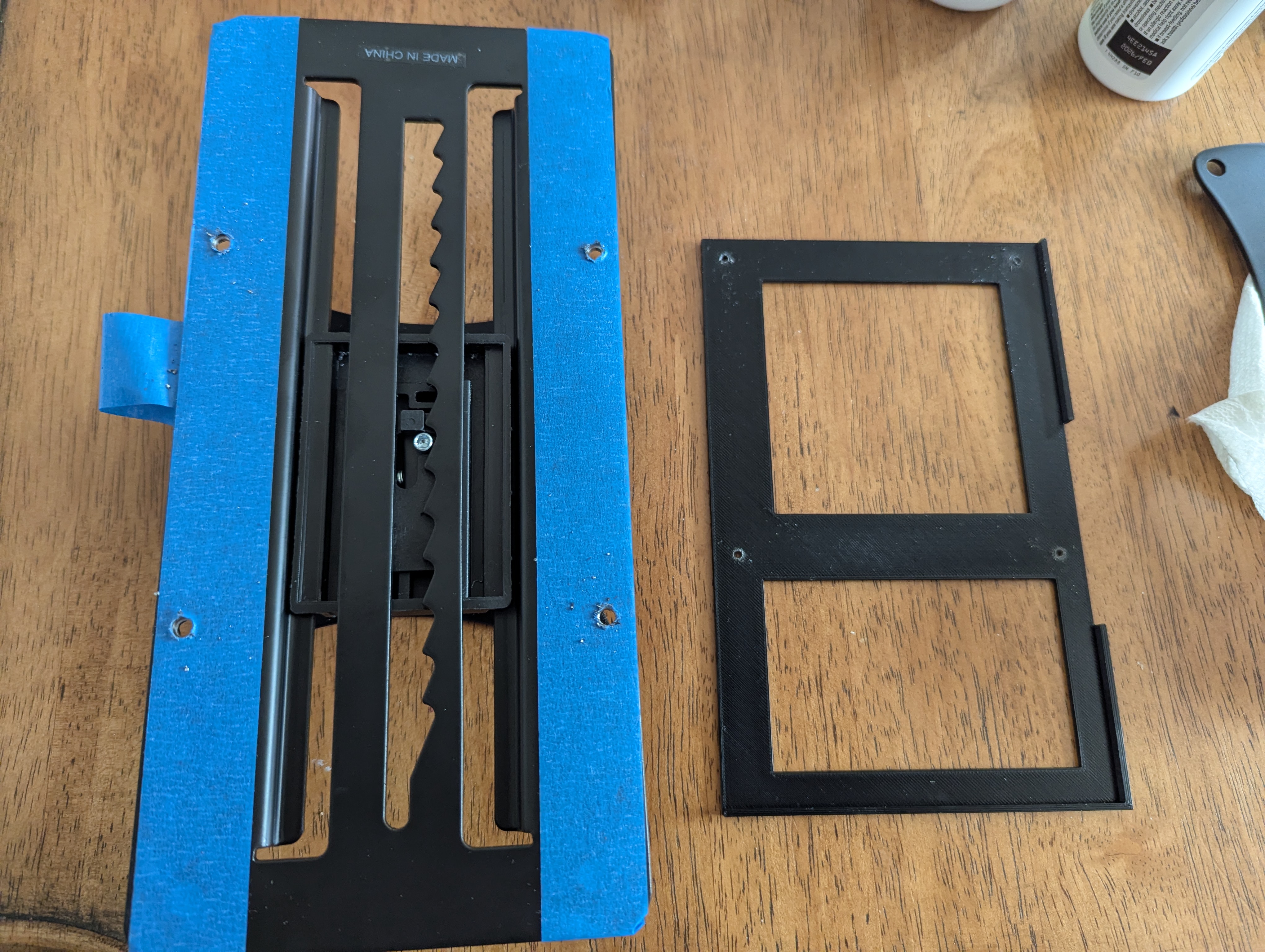 Vewlix Custom Monitor Mount Drill Jig 3D model