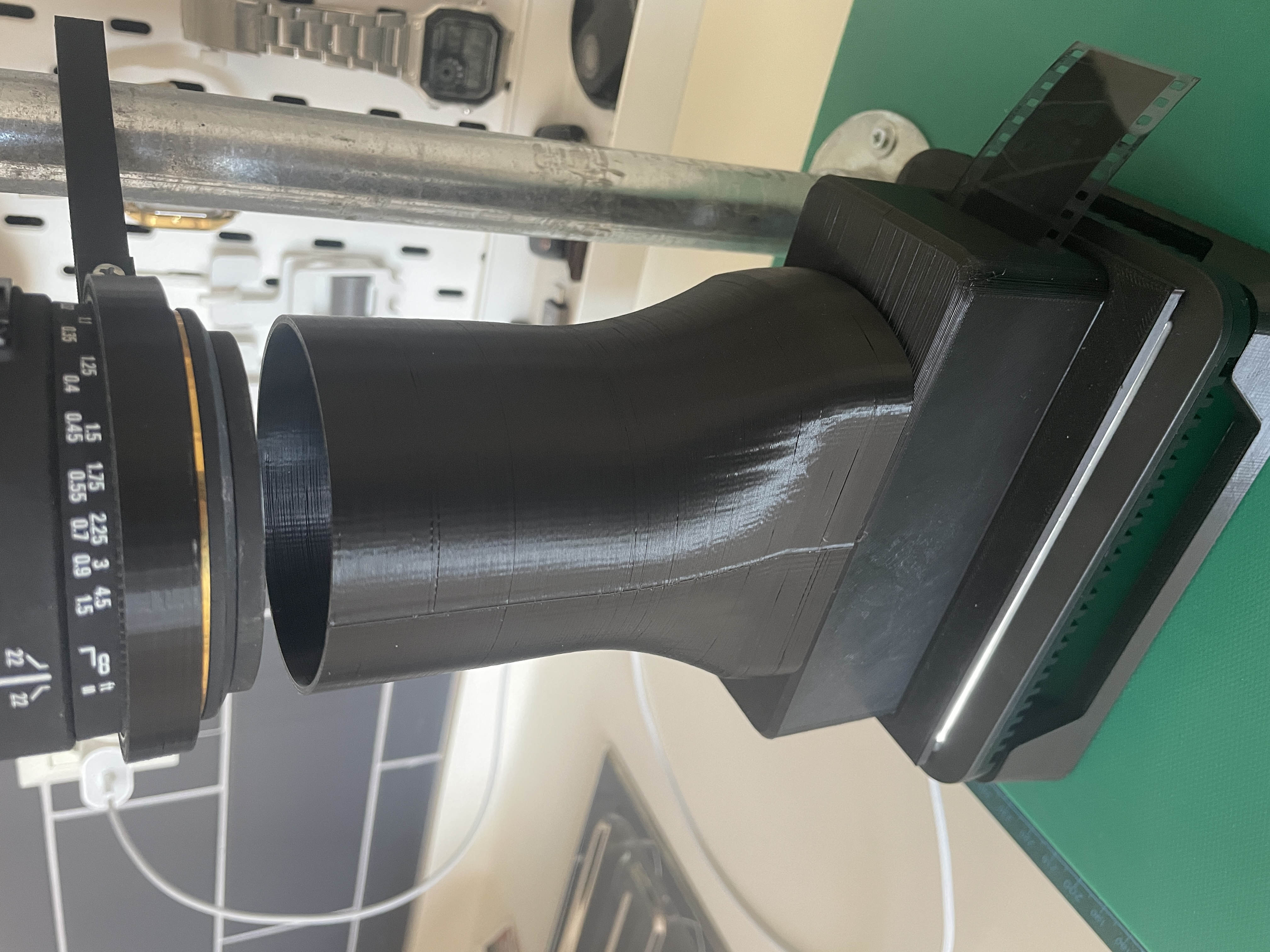 35mm hood for negative holder with 74mm diameter