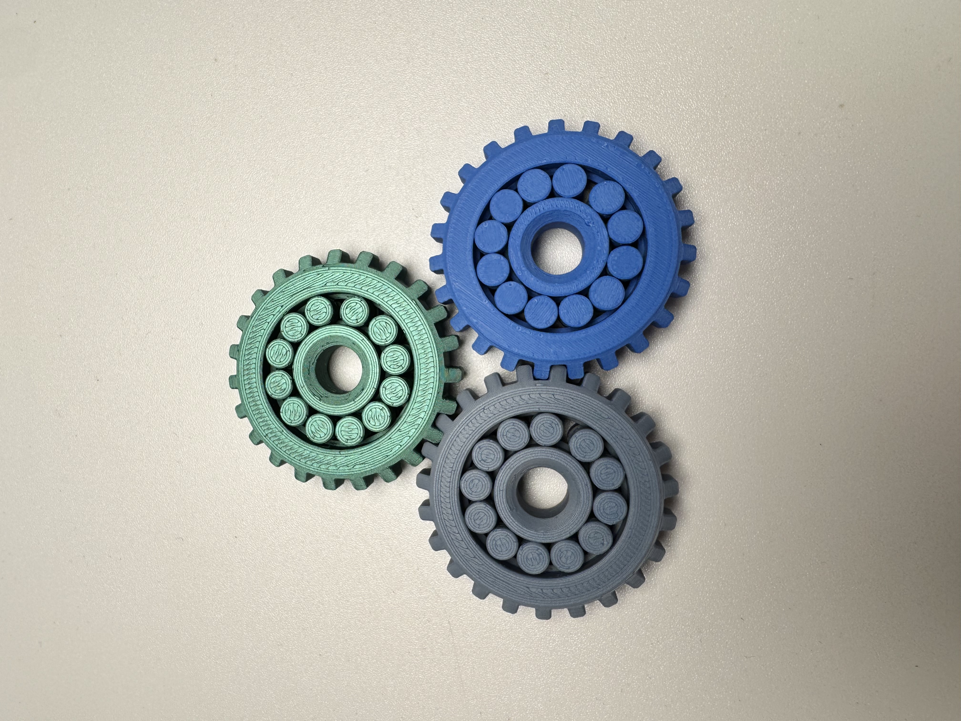 Roller Bearing Fidget Spinner | No Support | Print in Place