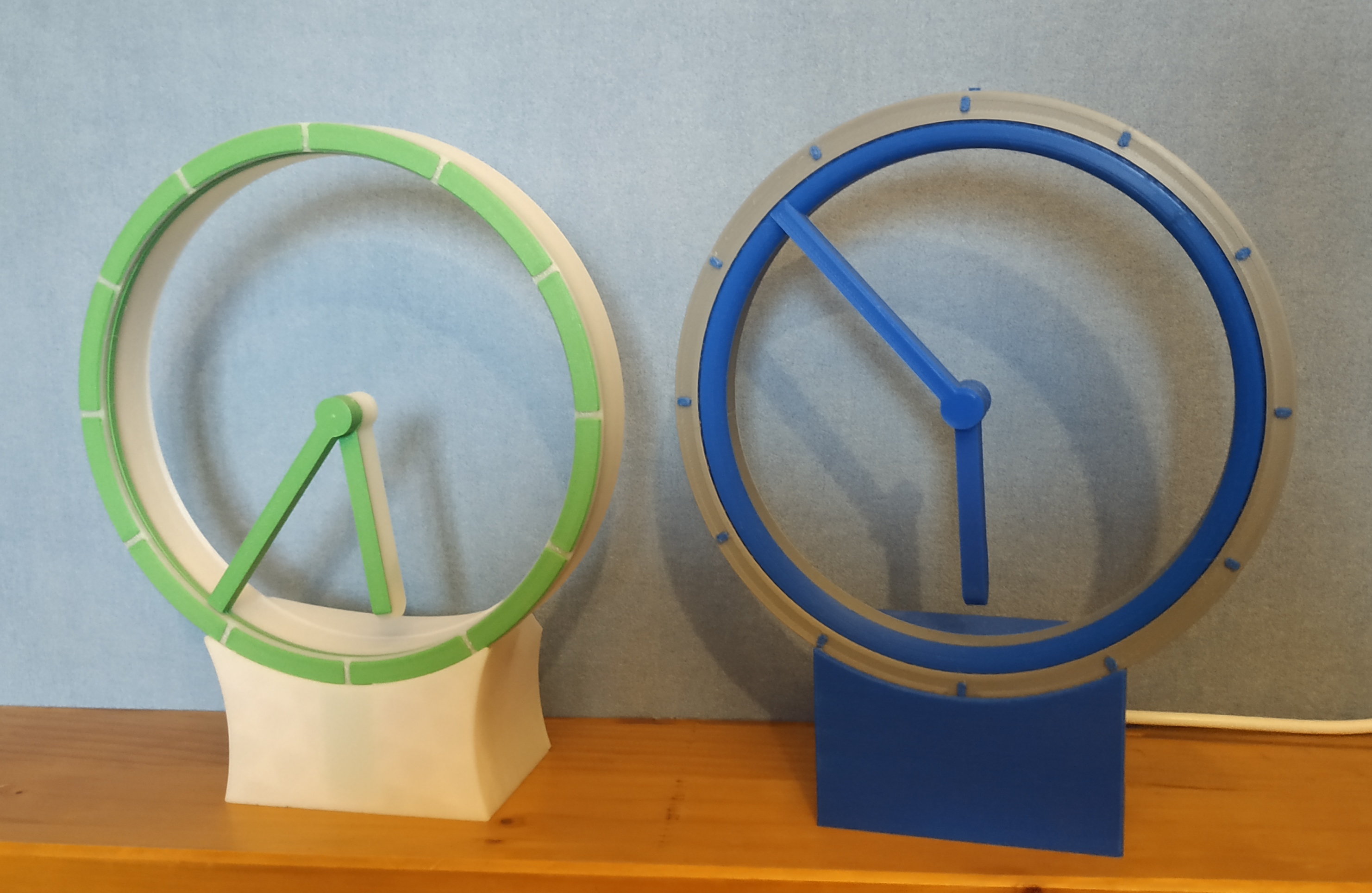 Hollow Clock V (remix using ESP32-C3-mini)