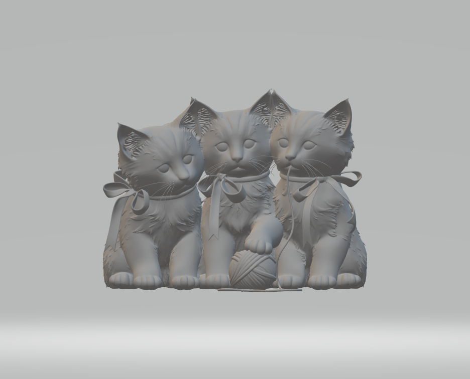 Three kittens