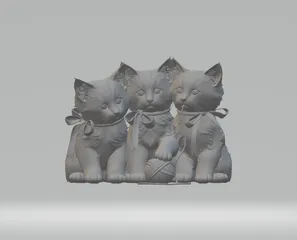 Three kittens