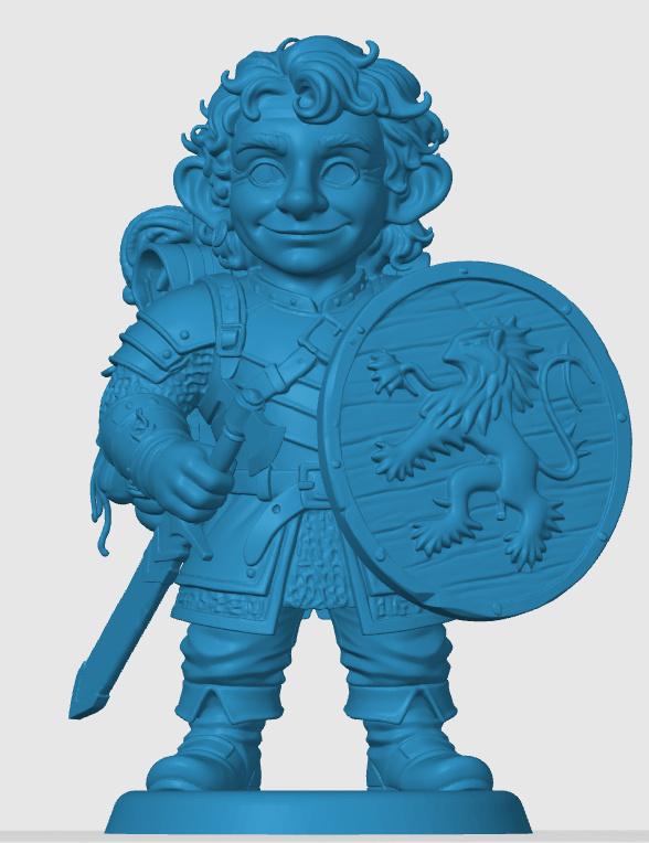 Halfling Fighter — miniatura 5