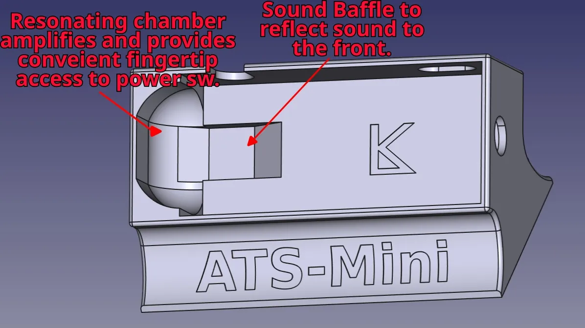 2 Supporti Stampati In 3D Per Radio MINI SI4732 – Base Stabile Con Guida Sonora Integrata, In PETG Carbonio, Su Misura