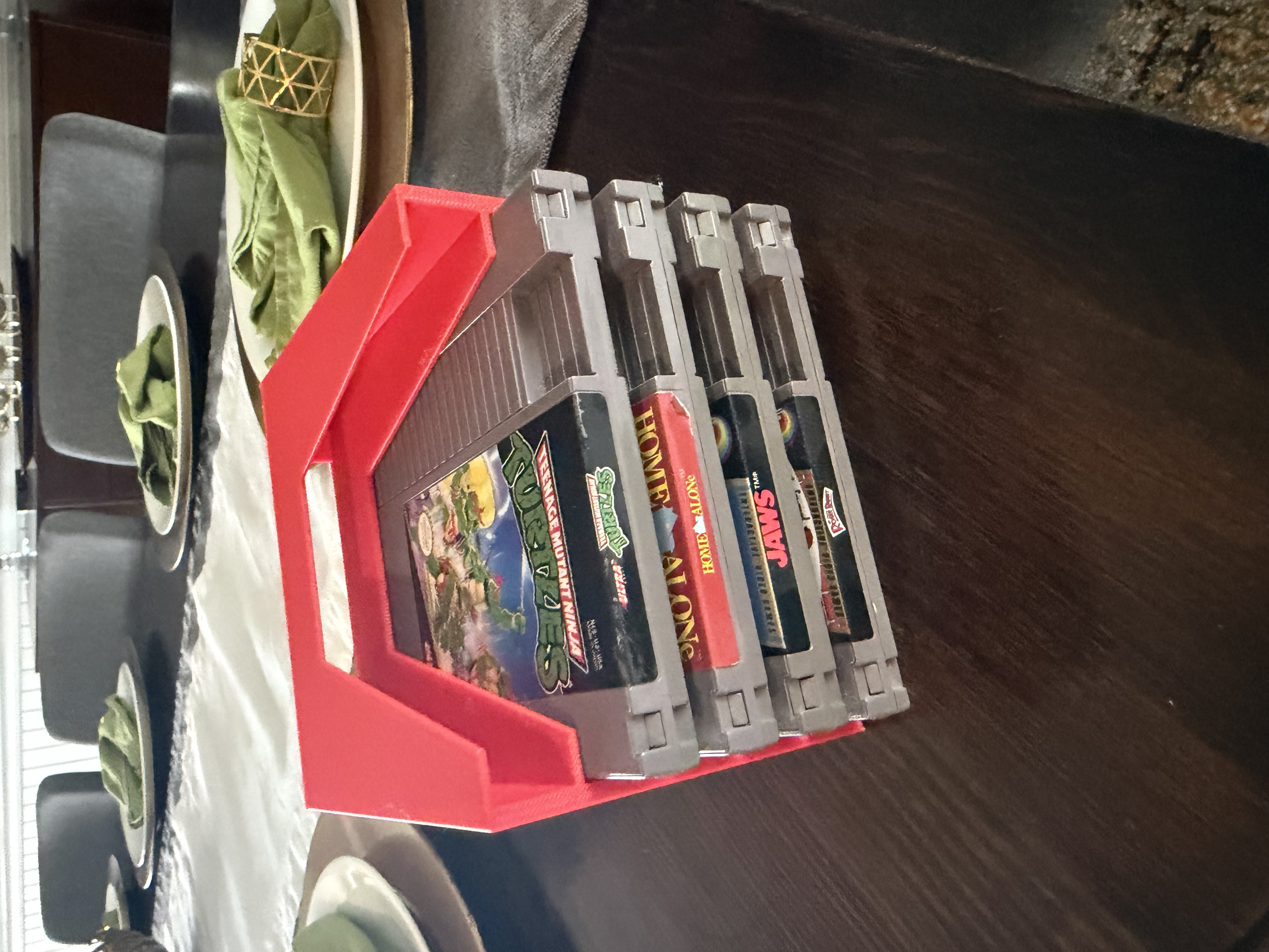 Parametric NES / SNES / N64 / Genesis Cartridge Holder (Customizable Slots & Dimensions)