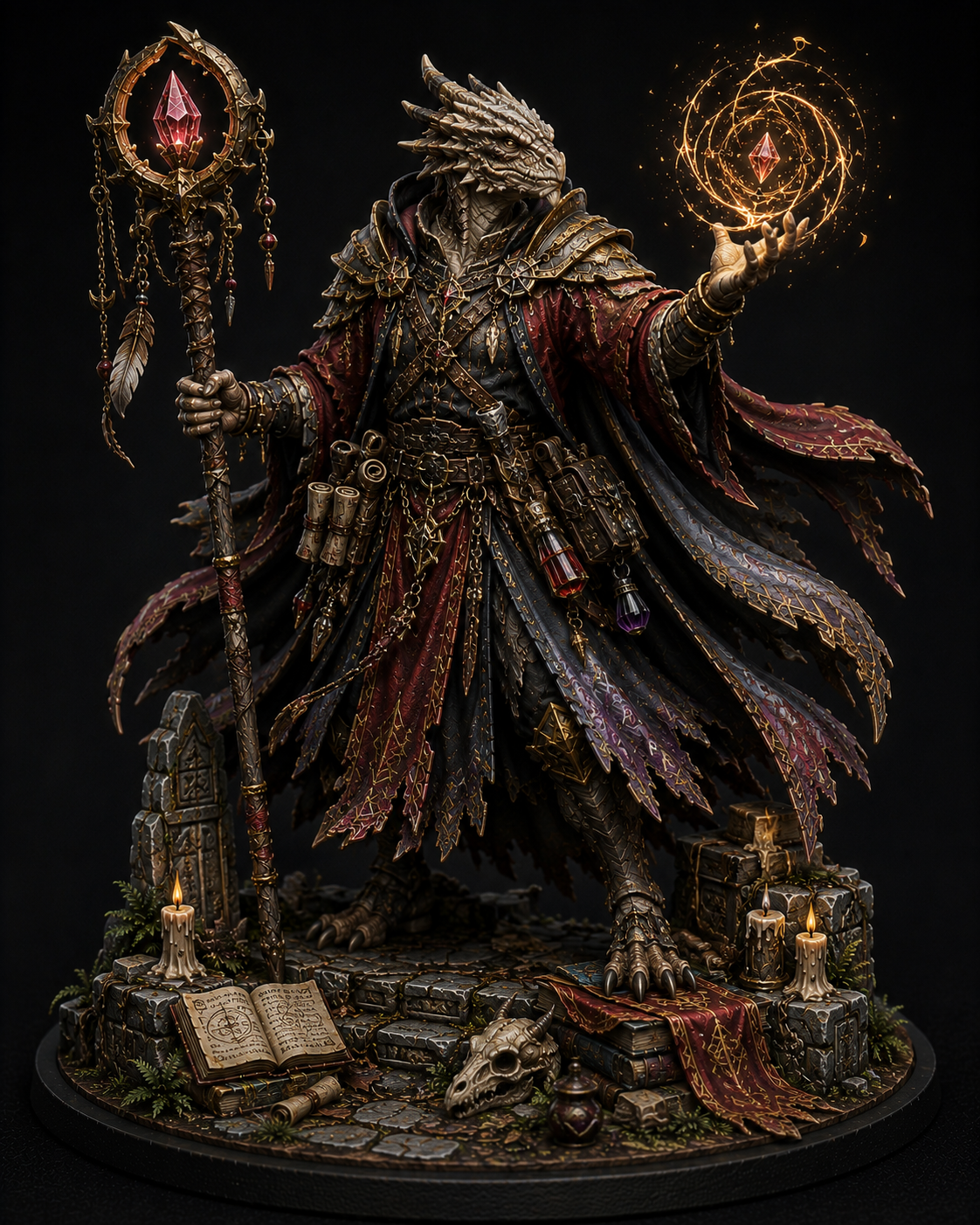 Dragonborn Wizard (DnD)