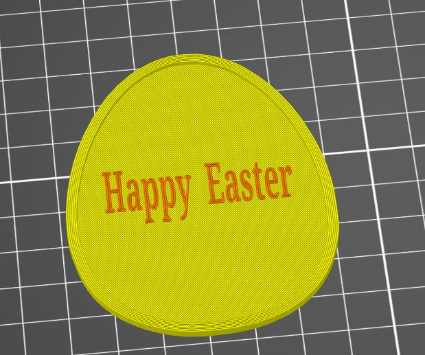 Easter egg. 3D model