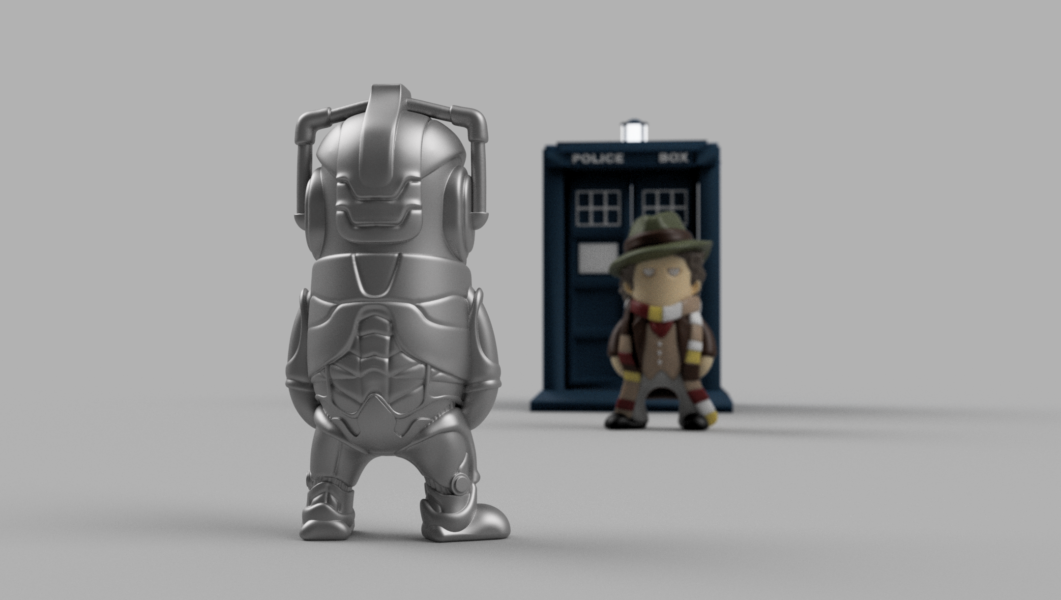 Miniatura 3 do modelo 3D Mini Cyberman