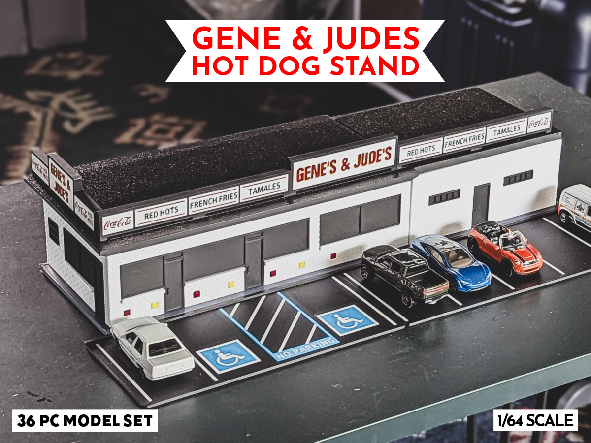 Gene & Jude's Hot Dog Stand - 1/64 Scale Diorama