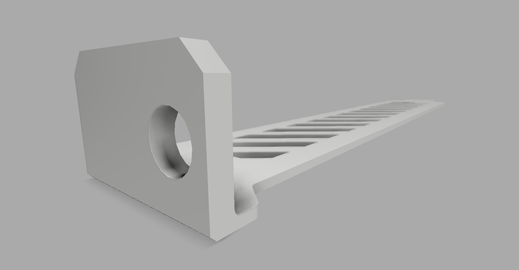 PCI-E slot cover with a bit more oomph