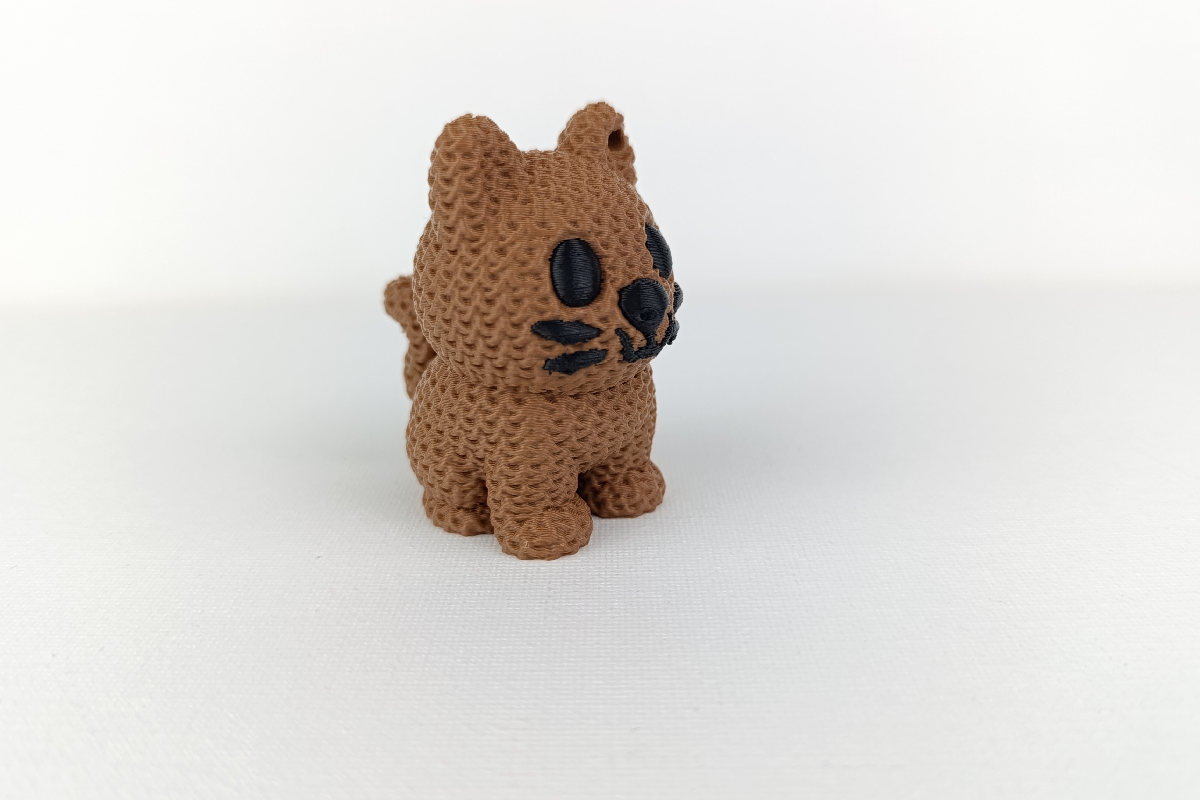 Miniatura 5 do modelo 3D Knitted Cat Keychain