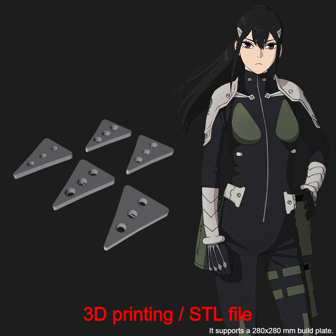 Anime Kaiju No. 8 Mina Ashiro Hairpins Cosplay