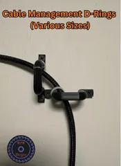 Cable Management D-Rings (Various Sizes)