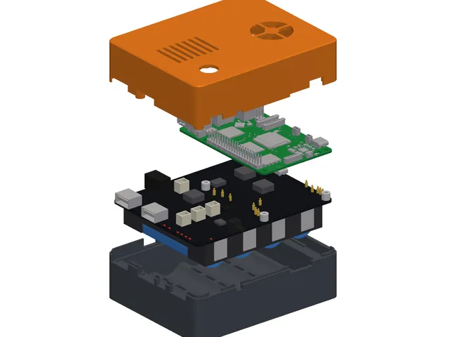Raspberry Pi 5 + X1206 UPS CASE