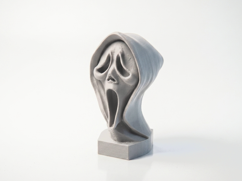 Ghostface Skull Horror Movie Sculpture 3D Printable