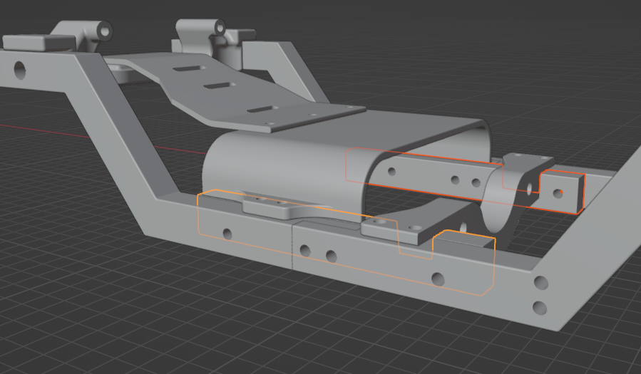VOYAGER-MK1 RC Parts Refined | Battery and ESC holder — miniatura 4