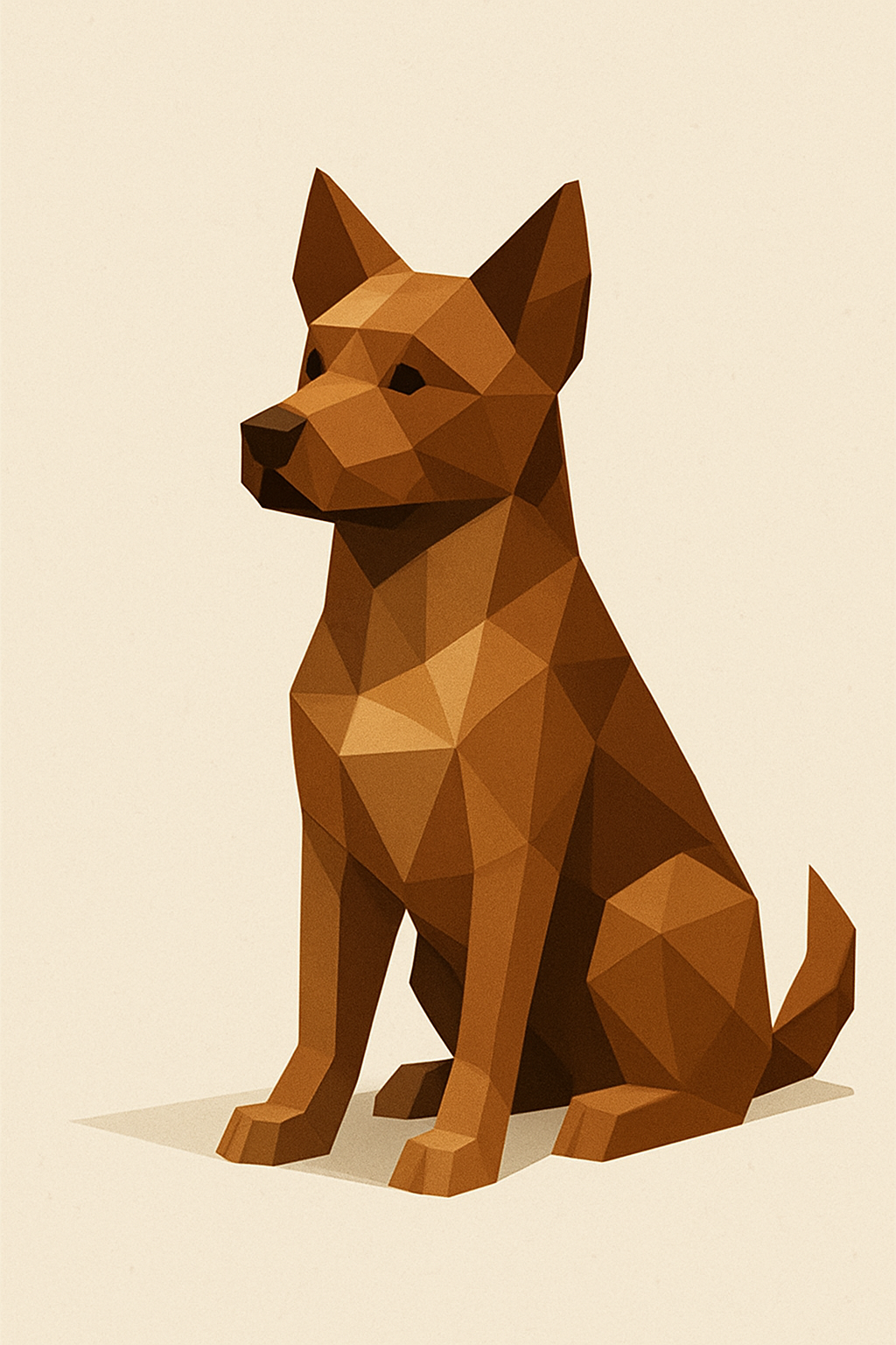 Scooby Doo Low Poly Dog