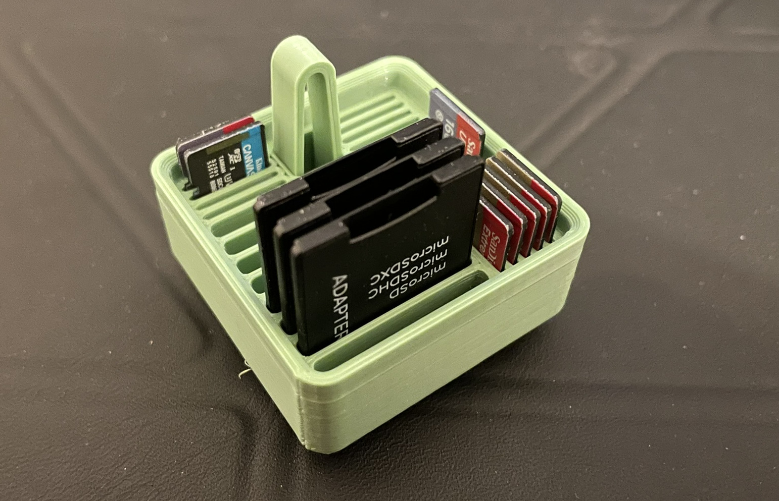Gridinfinity holder for SD Card and Mini SD Card