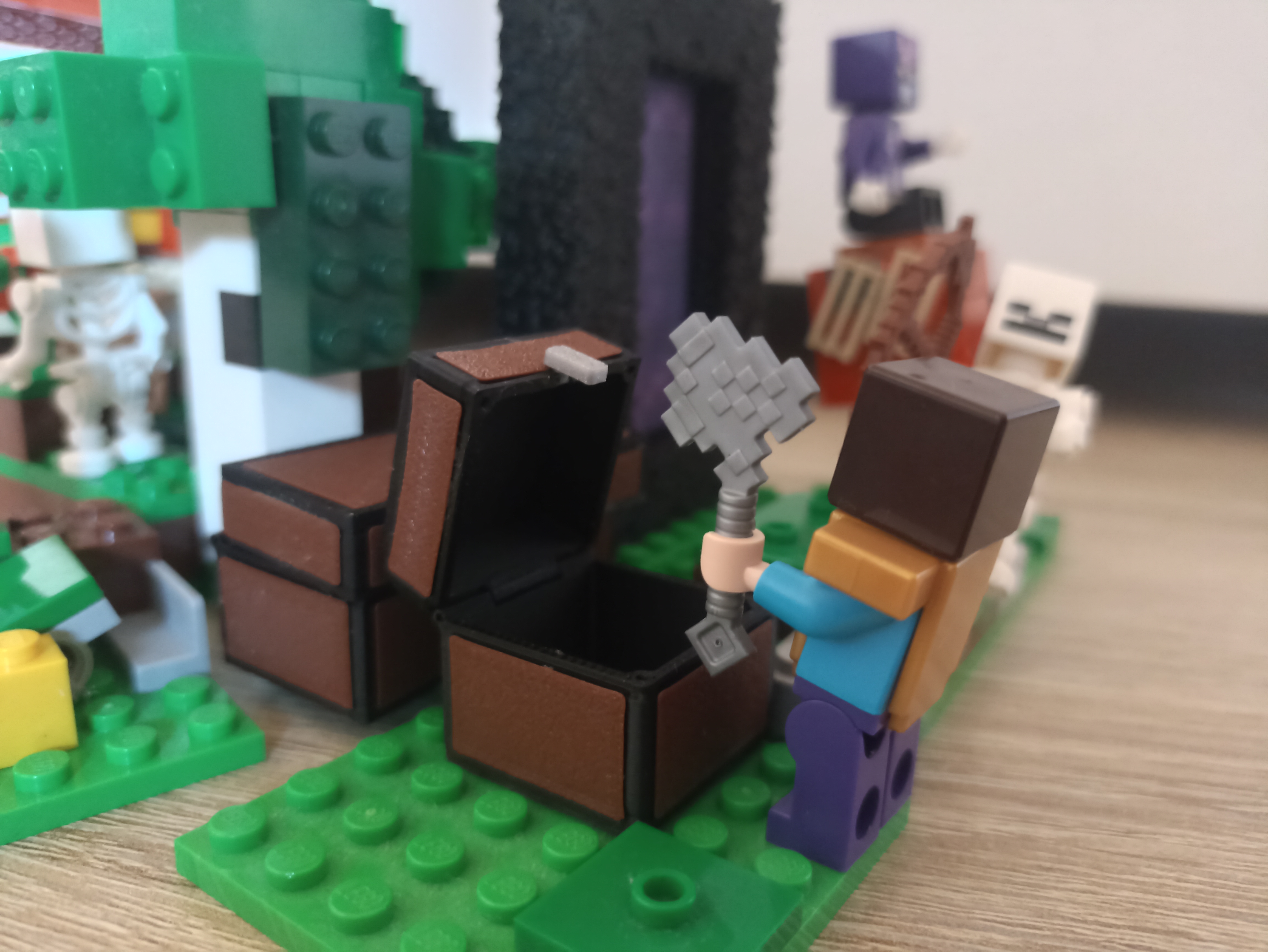 Miniatura 4 do modelo 3D Minecraft chest LEGO