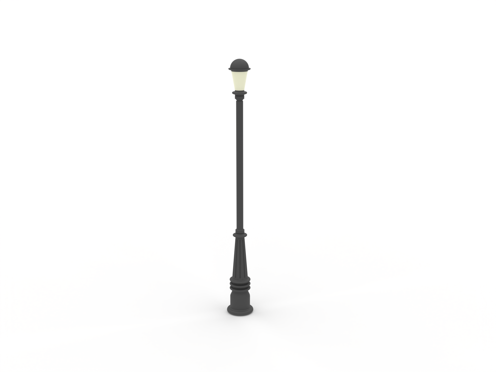 Scale Decorative Lamp Post - V1