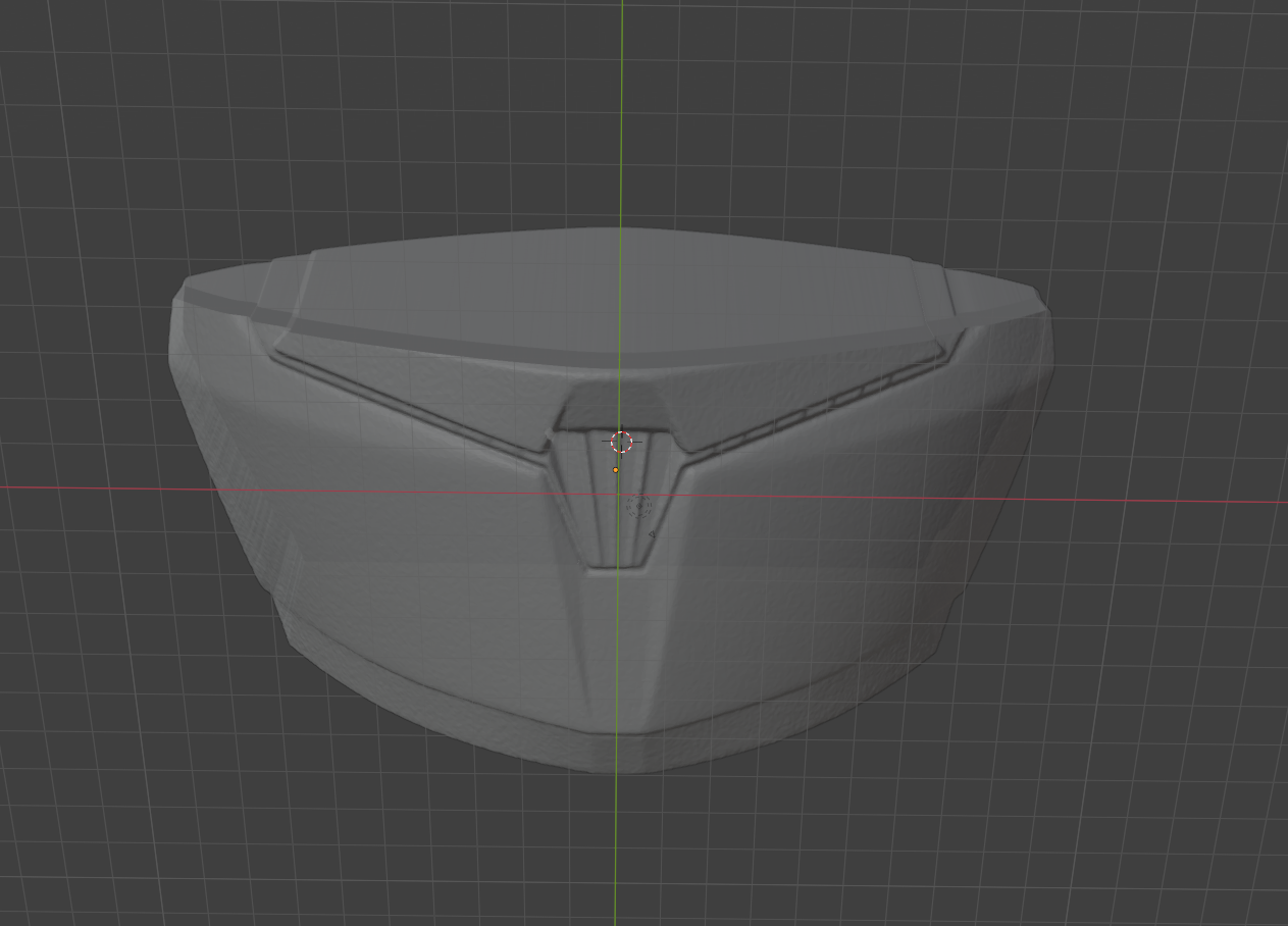 HJC C10 motorcycle helmet chin bar 3D scan