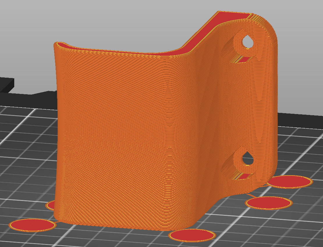 Under-desk Headphone Holder (Supportless version)