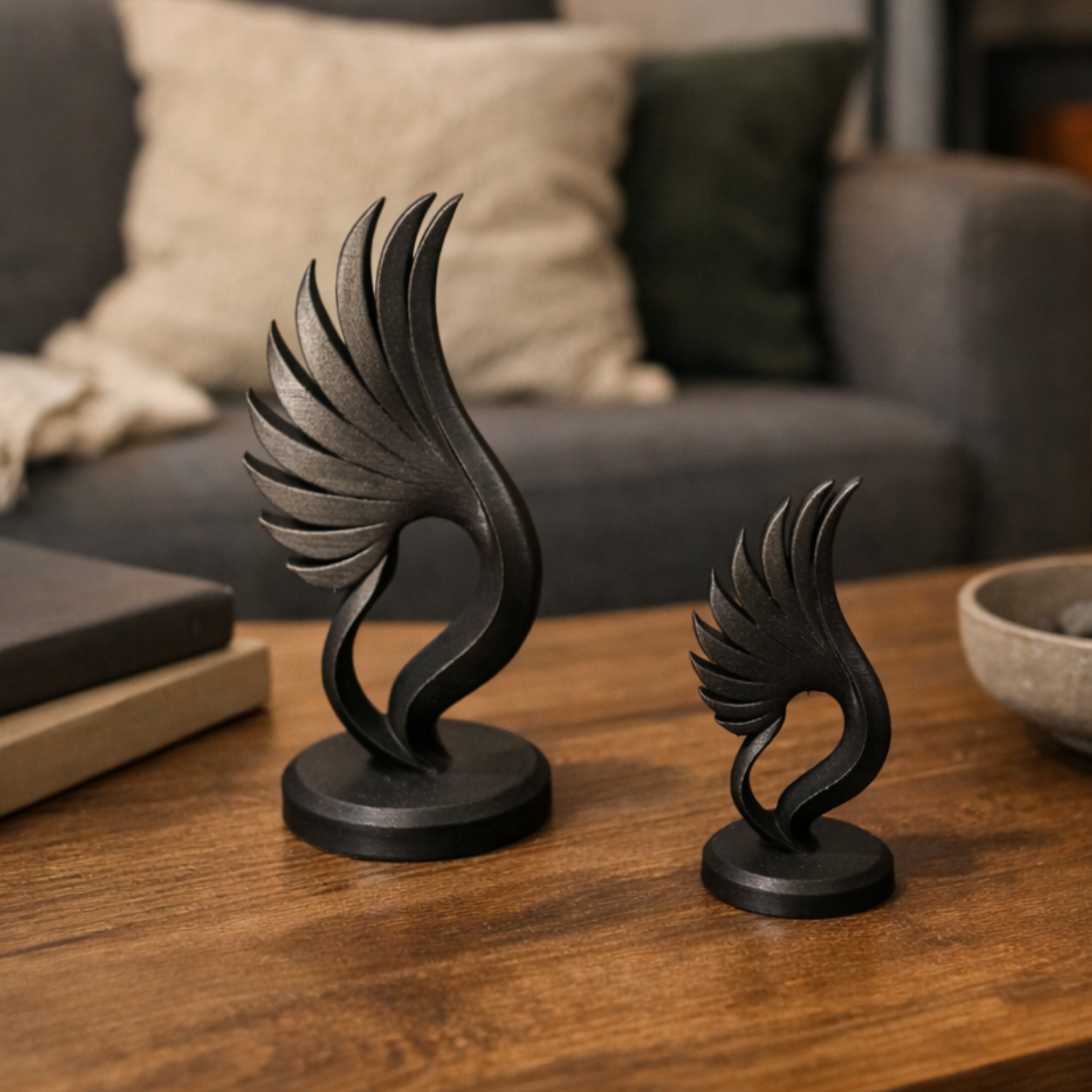 ABSTRACT WING SCULPTURE / HOME / HOMEDECOR / DECORATIONS / GOTHIC — miniatura 2