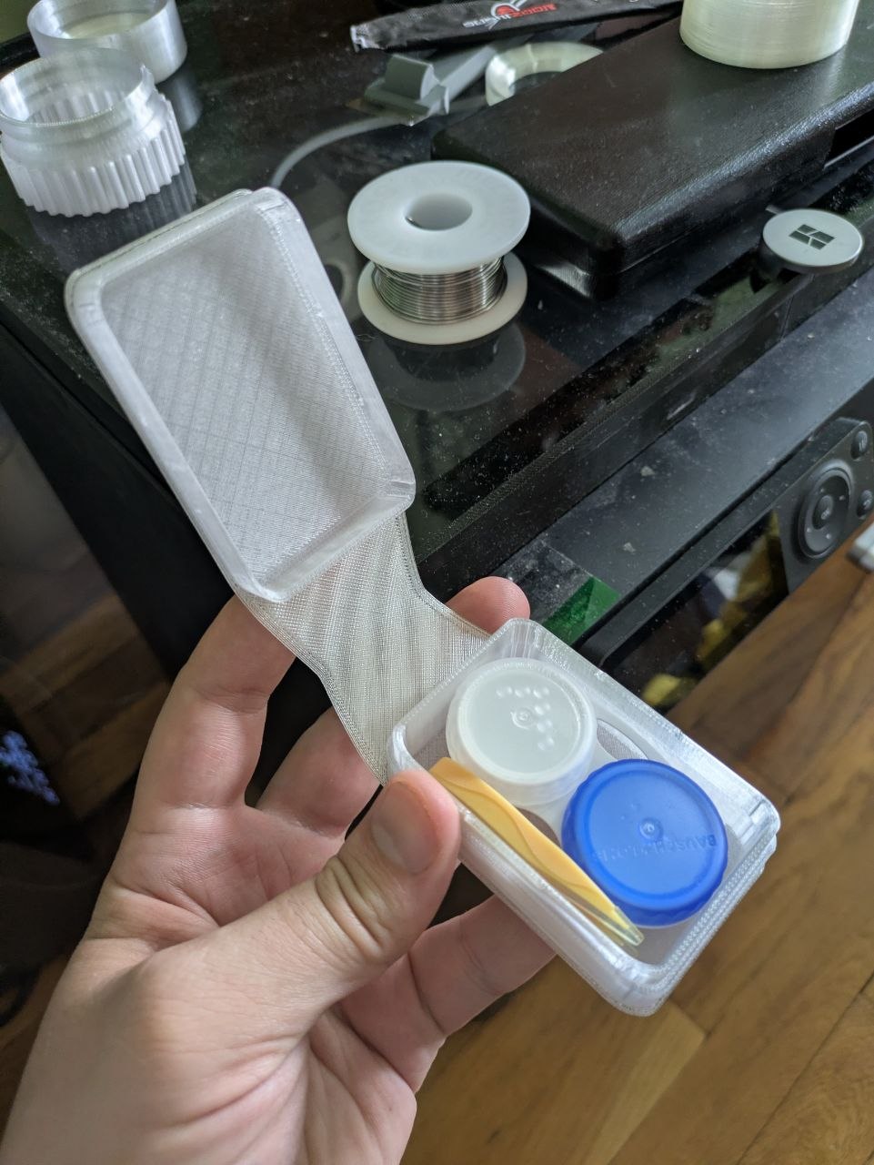 Box with TPU connector