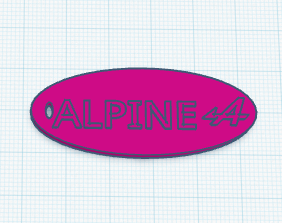 ALPINE F1 KEYCHAIN