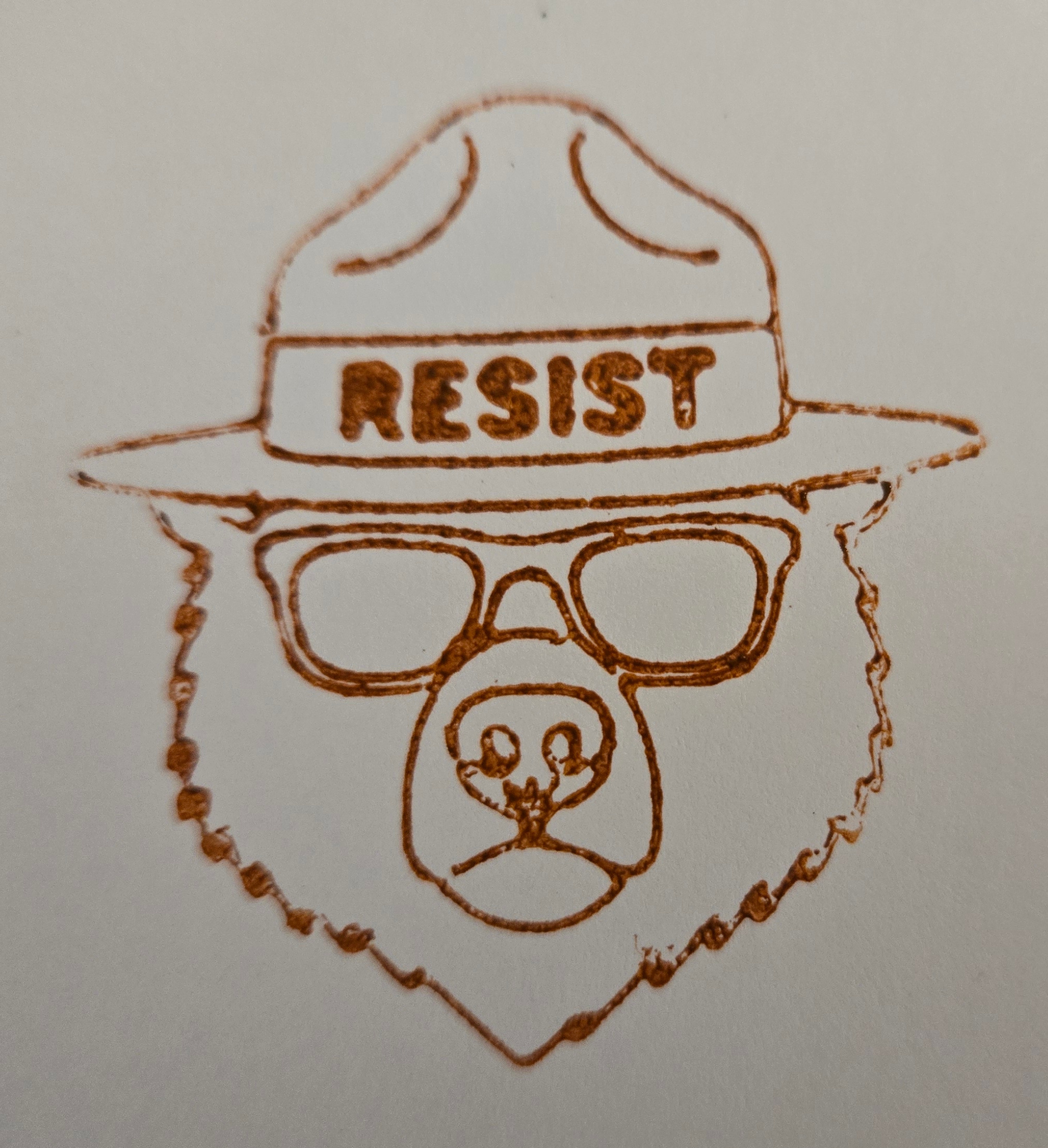 Resist Stamp