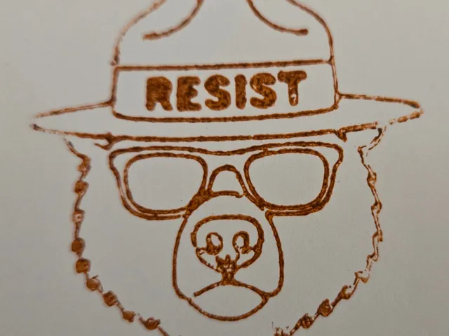 Resist Stamp