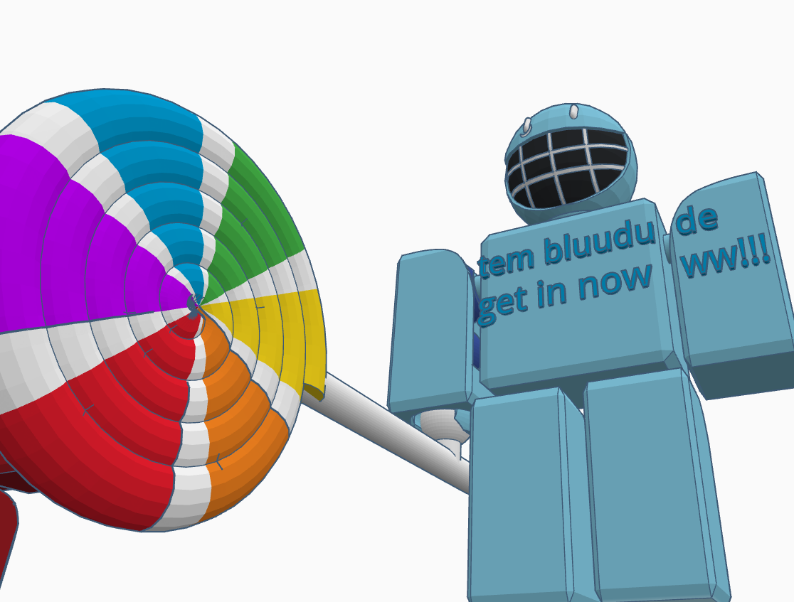 Stylized Bluudude (Articulated Roblox Figure)
