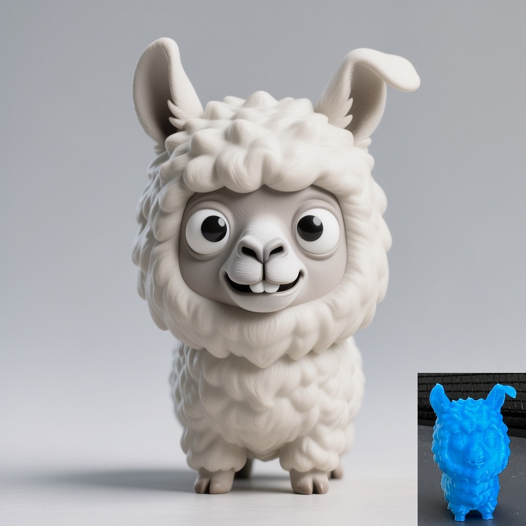 Cute Funny Lama