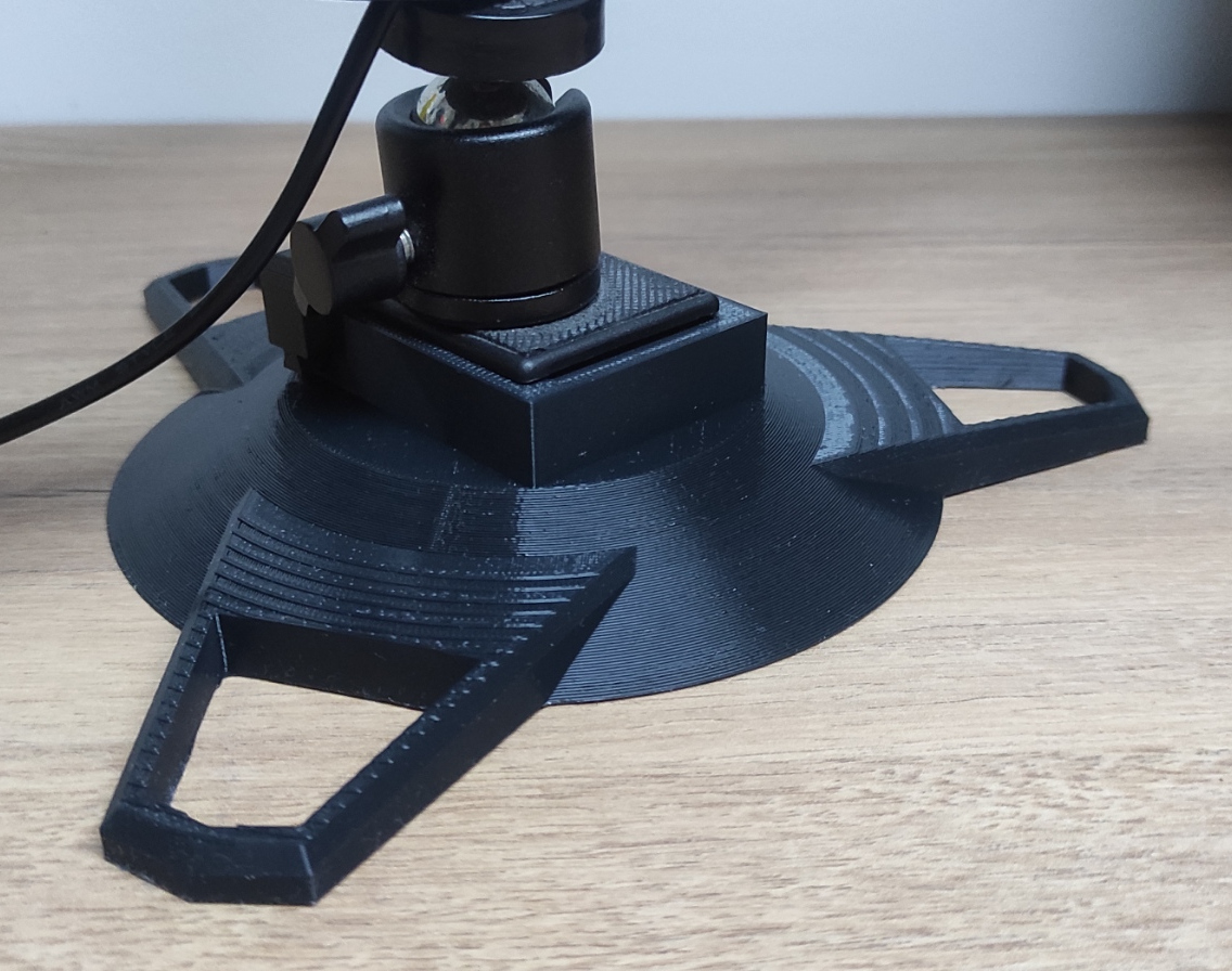 Streaming light & camera / smartphone holder — miniatura 3