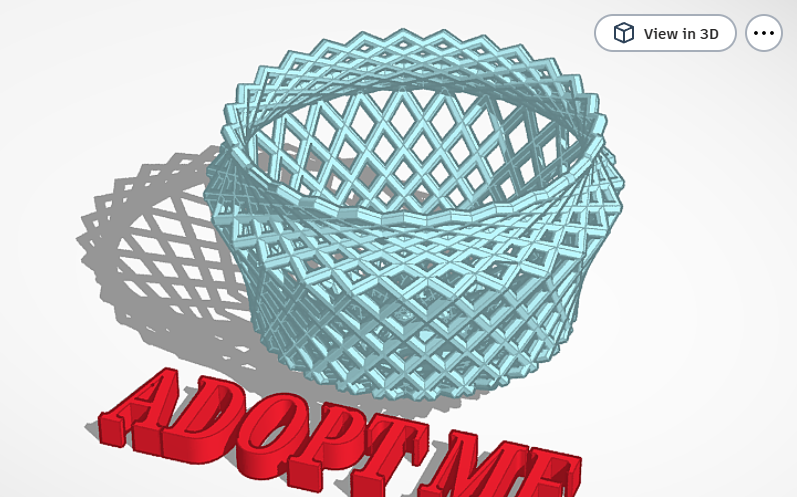 Adopt Me Basket for market figurines