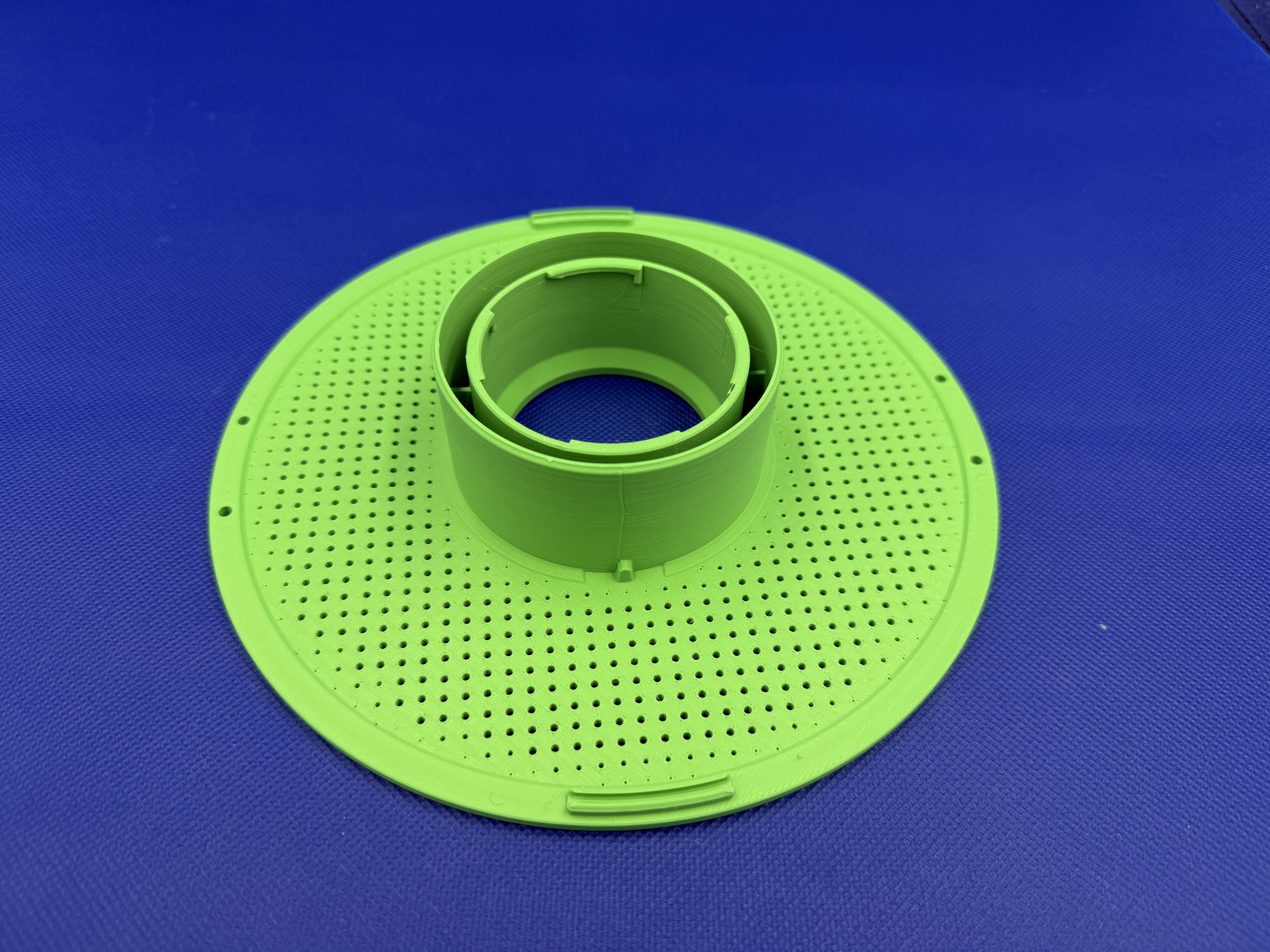 Bambu Reusable Spool with holes and clips
