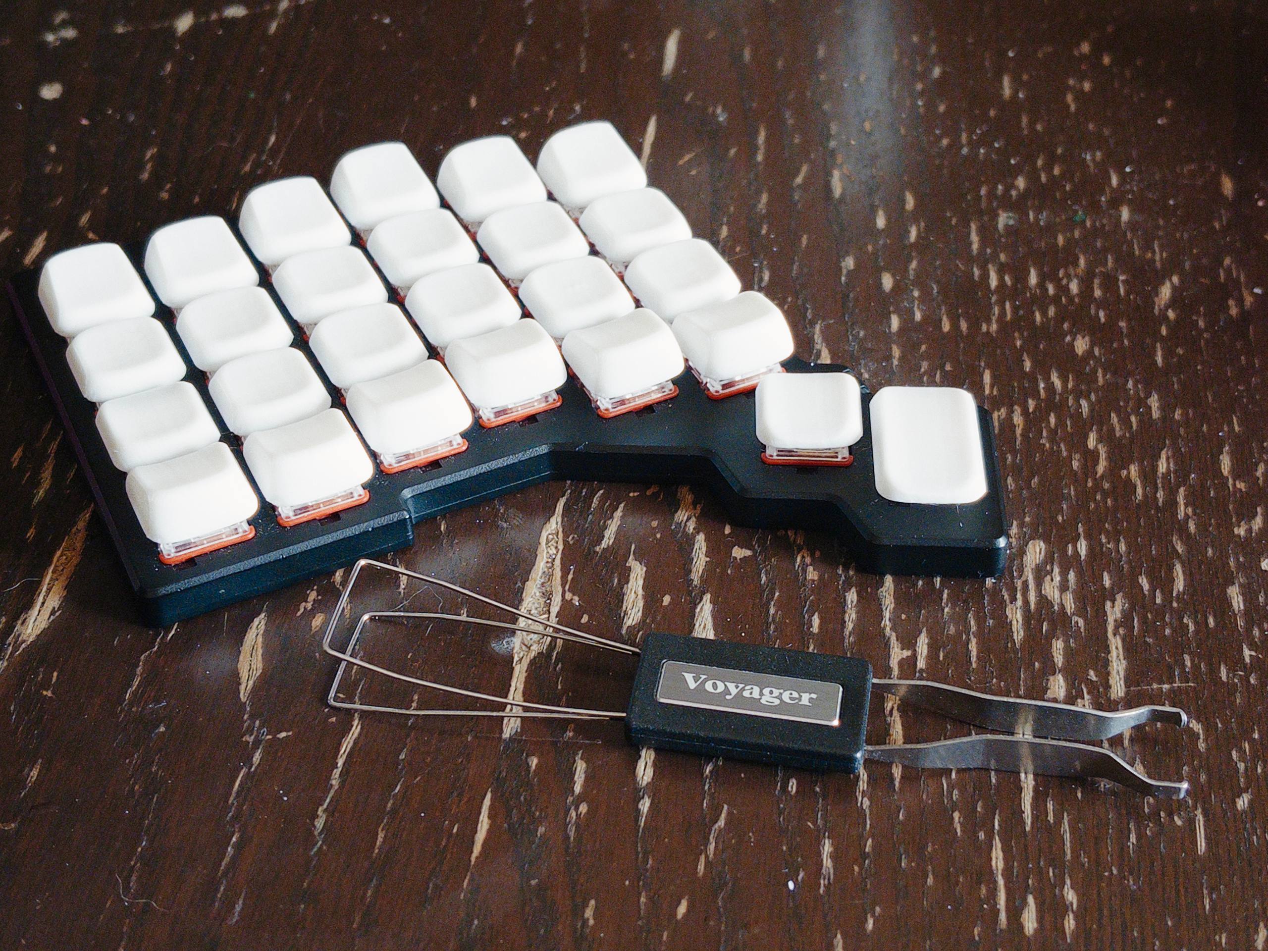 ZSA Voyager KLP Lamé keycaps