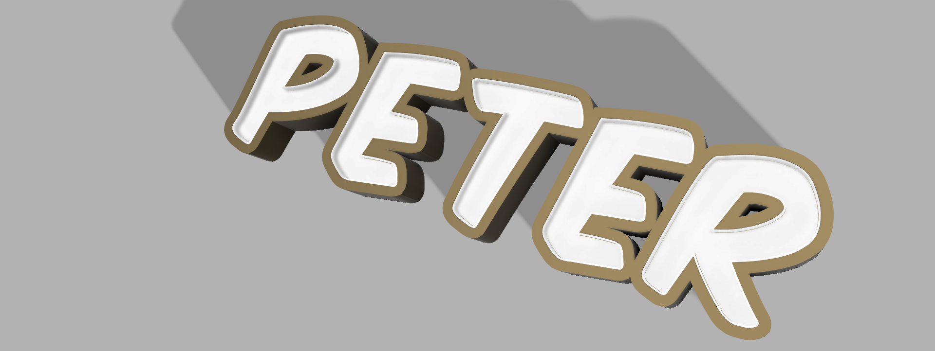 PETER LED - Namenslampe (Name Lamp)